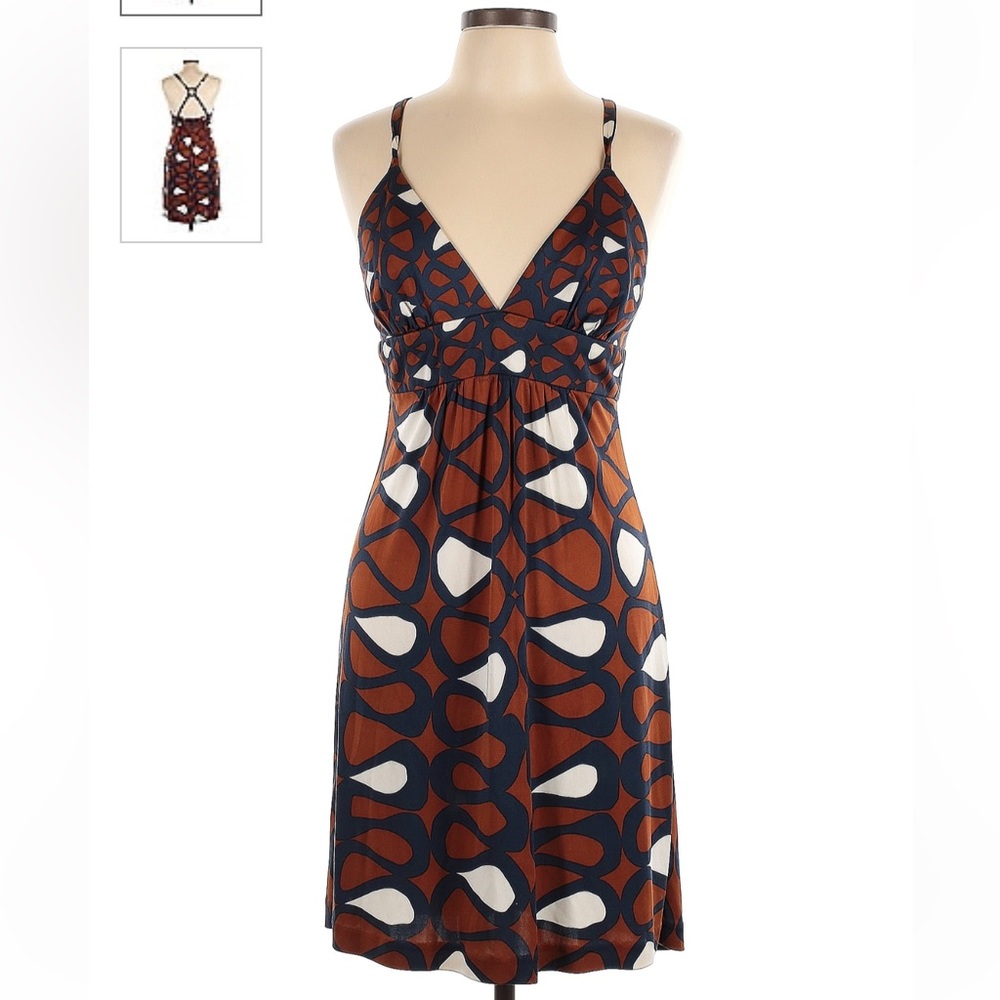 Trina Turk Jersey Printed Dress w/Back Detail